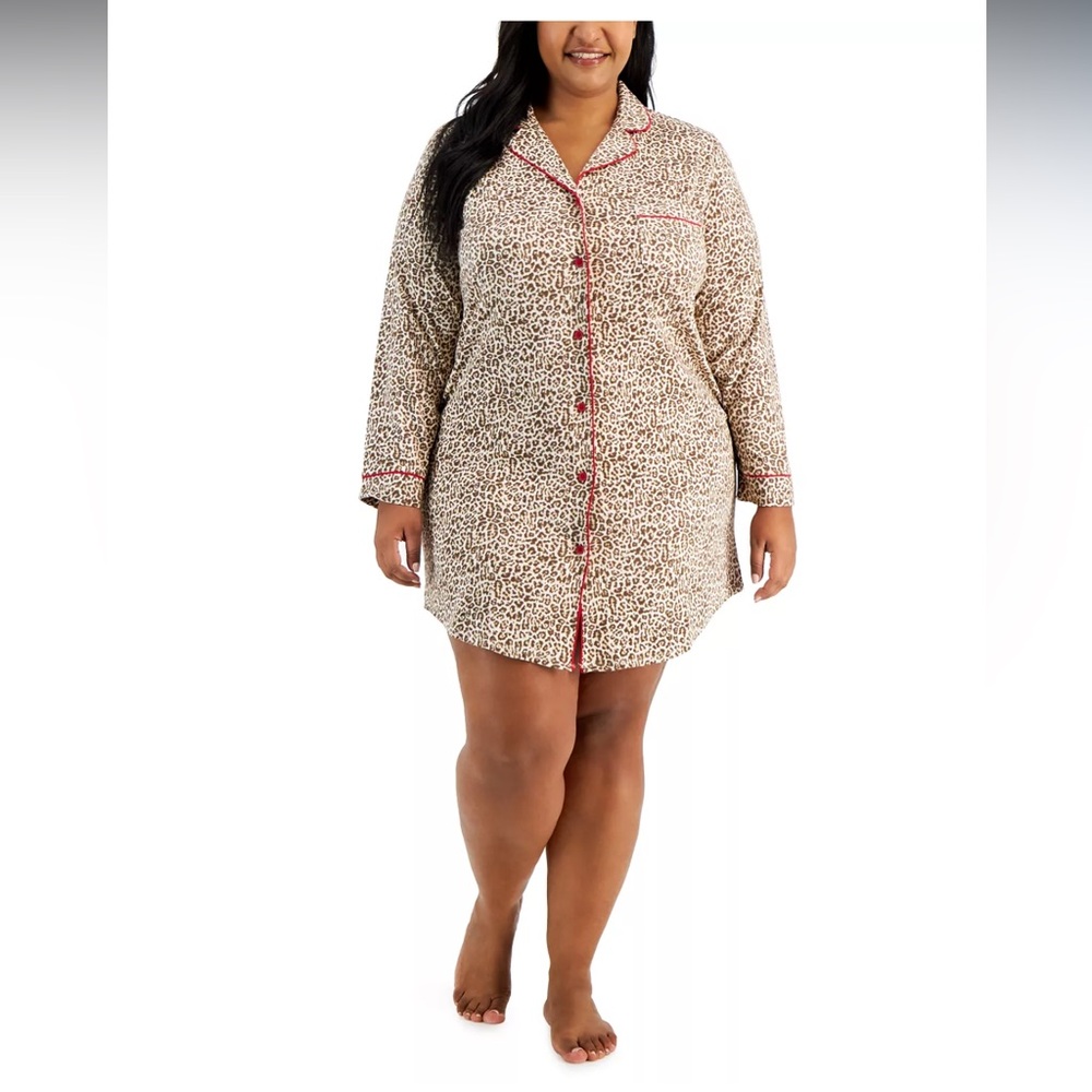 Charter Club Intimates Sueded Super Soft Knit Sleepshirt Nightgown - Size XXL